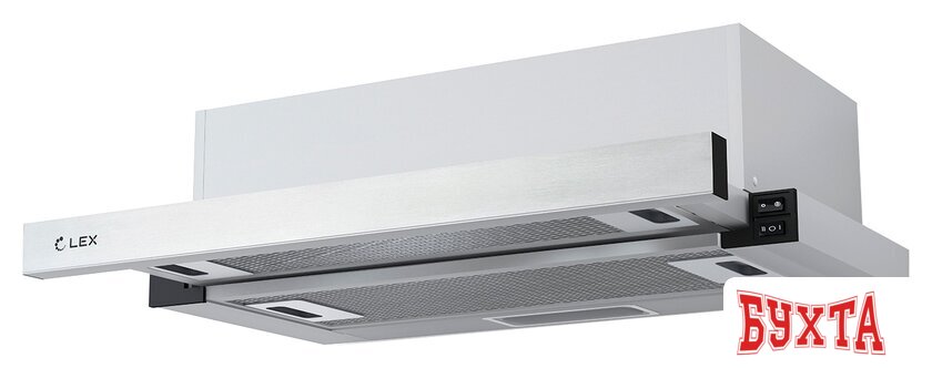 Кухонная вытяжка LEX Hubble 600 (нержавеющая сталь)
