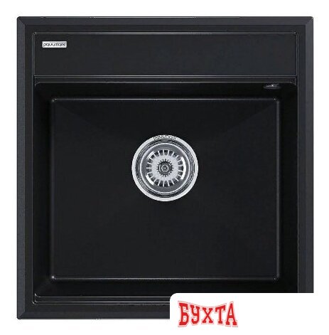 Кухонная мойка Paulmark Stepia-500 PM115051-BLM (черный металлик)