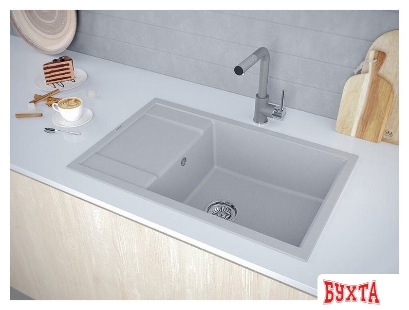 Кухонная мойка Paulmark Flugen 60 PM317850-GRM 3