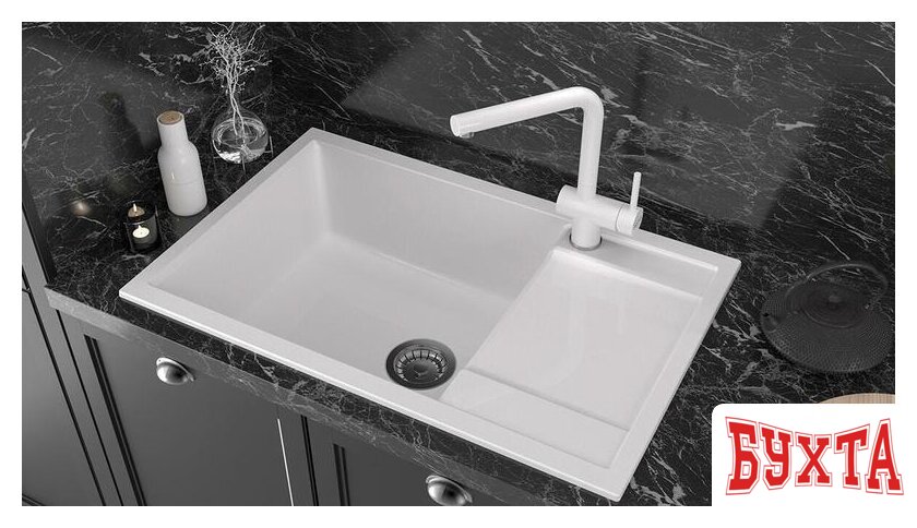 Кухонная мойка Paulmark Flugen 60 PM317850-WH 3