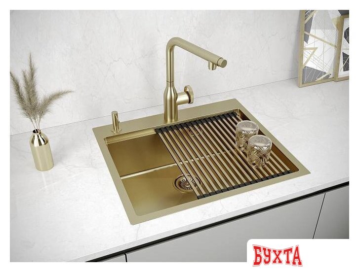 Кухонная мойка Paulmark Kroner-Pro 59 PM705951-BG 4