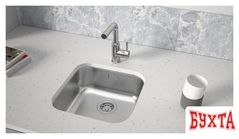 Кухонная мойка Paulmark Vello 44 Uni VE44-BS 3
