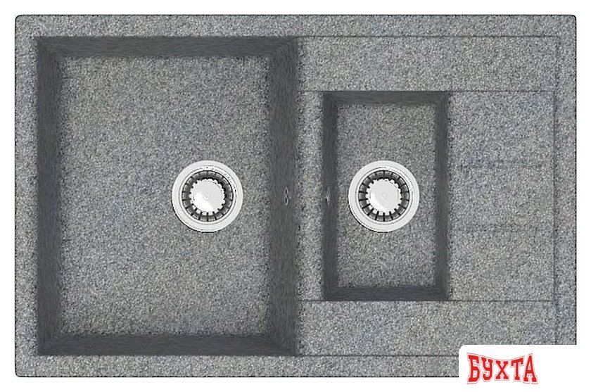 Кухонная мойка MARRBAXX Карельский камень модель 20/Q8 (темно-серый)