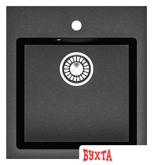Кухонная мойка MARRBAXX Карельский камень модель 38/Q4 F038Q004 (черный)