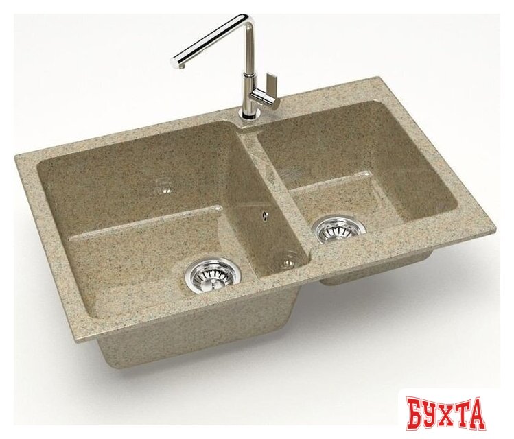 Кухонная мойка MARRBAXX Карельский камень модель 191/Q5 (песочный) 2