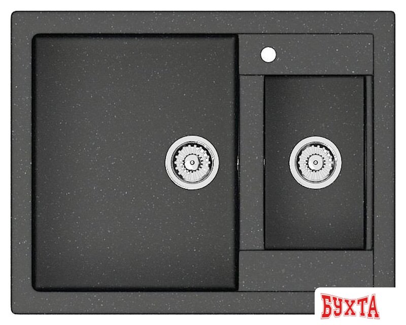 Кухонная мойка MARRBAXX Карельский камень модель 19/Q4 (черный)