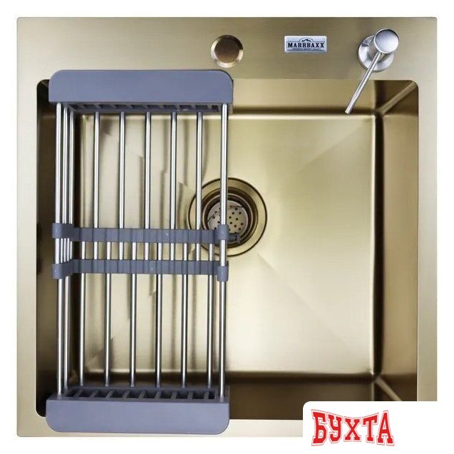 Кухонная мойка MARRBAXX G5050-R G5050-MR (золото) 2