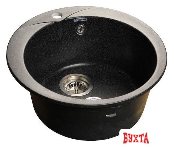 Кухонная мойка GranFest Rondo GF-R480 (черный)