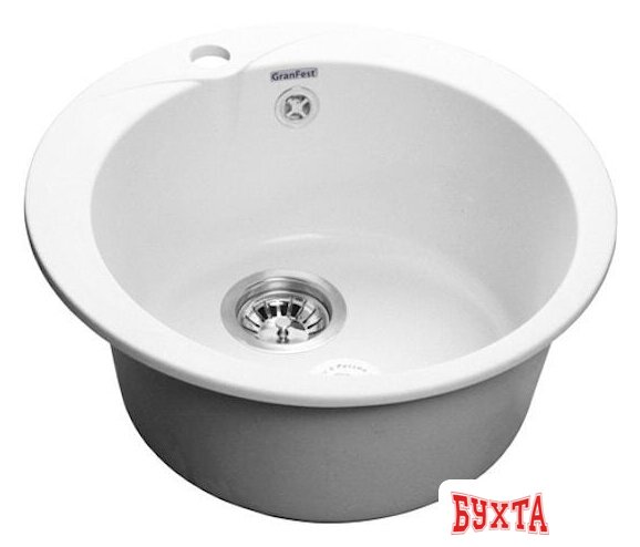 Кухонная мойка GranFest Rondo GF-R480 (иней)