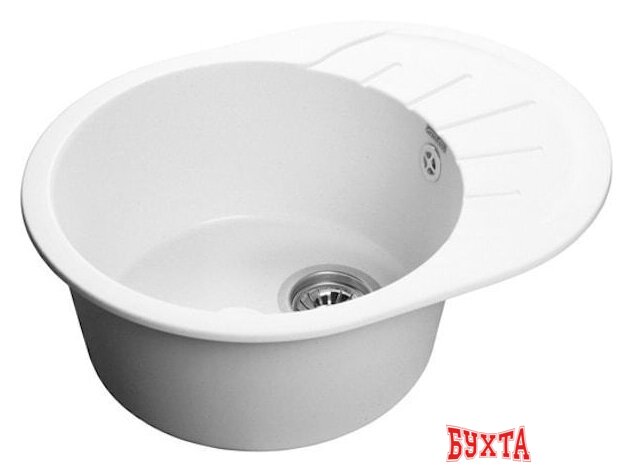 Кухонная мойка GranFest Rondo GF-R580L (иней)