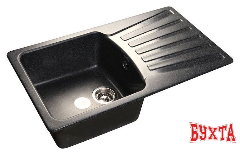 Кухонная мойка GranFest GF-S850L (черный)