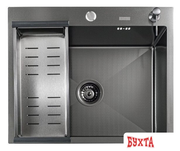 Кухонная мойка Avina Futur FK 4848 B Eco Embossing (черный нано)