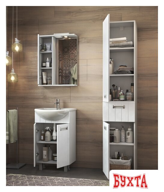 Мебель для ванных комнат Vigo Тумба Diana 500 (под ум Уют 50) 3