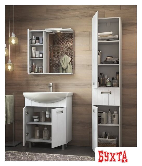 Мебель для ванных комнат Vigo Тумба Diana 600 (под ум Балтика) 3