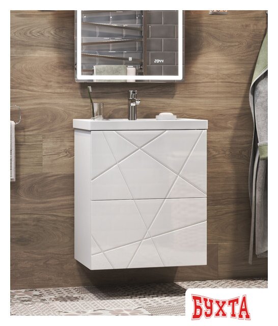 Мебель для ванных комнат Vigo Тумба под умывальник Geometry 500-0-2 3