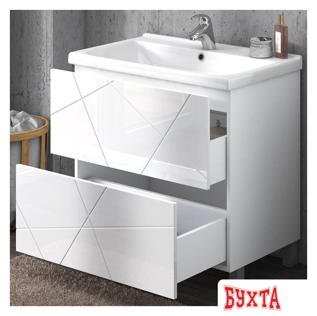 Мебель для ванных комнат Vigo Тумба под умывальник Geometry 600-0-2 Фостер 5