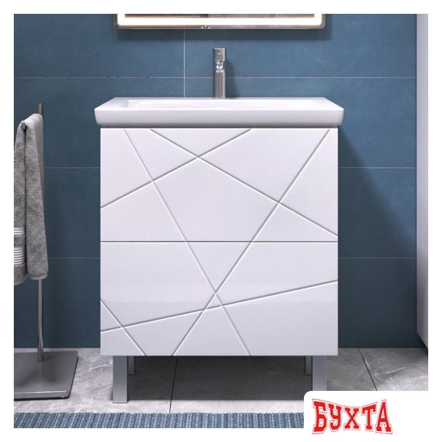 Мебель для ванных комнат Vigo Тумба под умывальник Geometry 700-0-2 Фостер 2