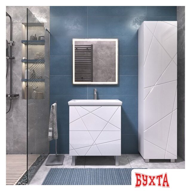 Мебель для ванных комнат Vigo Тумба под умывальник Geometry 700-0-2 Фостер 5