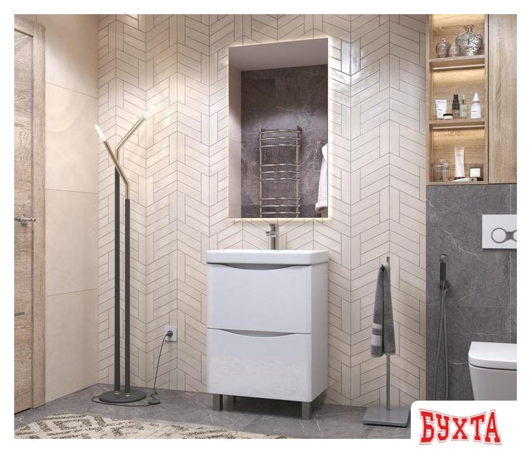 Мебель для ванных комнат Vigo Тумба под умывальник Glem 600-0-2 (9595) 5