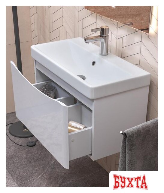 Мебель для ванных комнат Vigo Тумба под умывальник Glem 700-0-1 подвесная (9595) 3