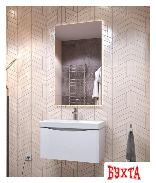 Мебель для ванных комнат Vigo Тумба под умывальник Glem 700-0-1 подвесная (9595) 5