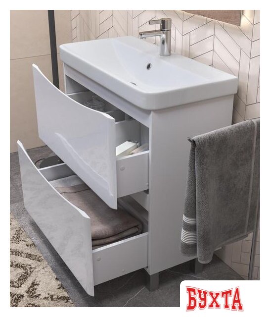 Мебель для ванных комнат Vigo Тумба под умывальник Glem 800-0-2 (9595) 3