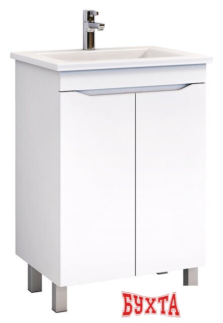 Мебель для ванных комнат Vigo Тумба Grani 600-2-0 под умывальник Элина 60 напольная (белый)
