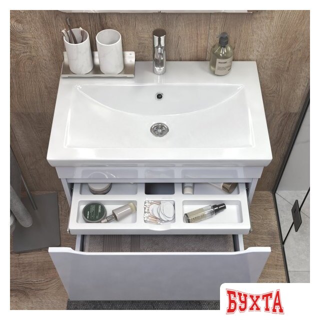 Мебель для ванных комнат Vigo Тумба под умывальник Grani 700-0-1 Como навесная 5