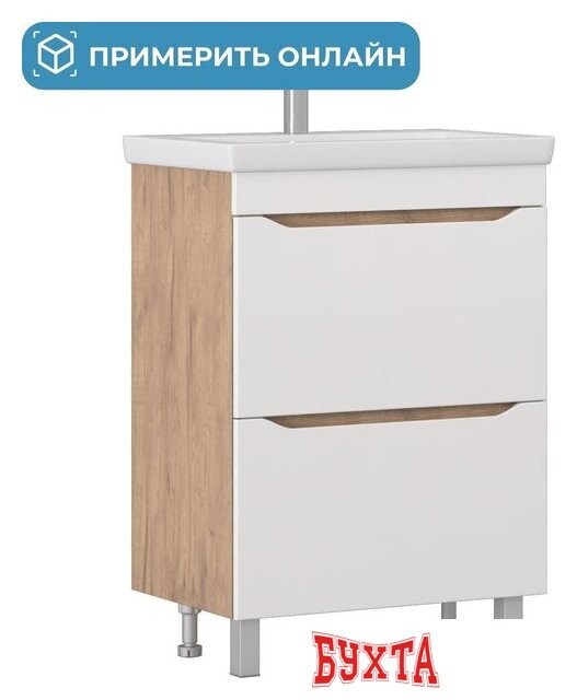 Мебель для ванных комнат Vigo Тумба под умывальник Grani 700-0-2 Como (дуб золотой)