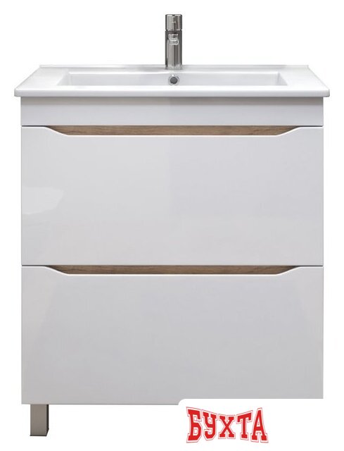 Мебель для ванных комнат Vigo Тумба под умывальник Grani 750-0-2 Оскар (дуб золотой)