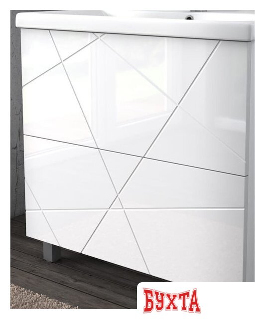 Мебель для ванных комнат Vigo Тумба под умывальник Holly 700-0-2 tn.HOL.FOS.70.2Y (напольная) 4