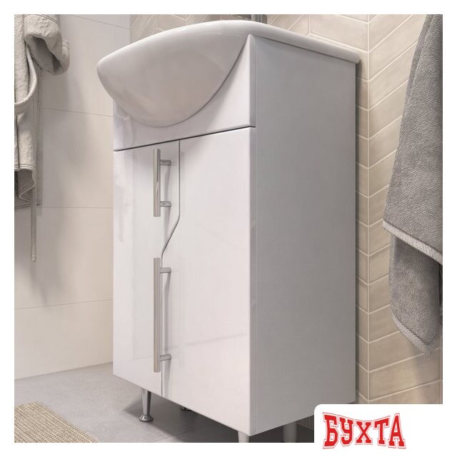 Мебель для ванных комнат Vigo Тумба под умывальник Turin 450-2-0 Уют 4