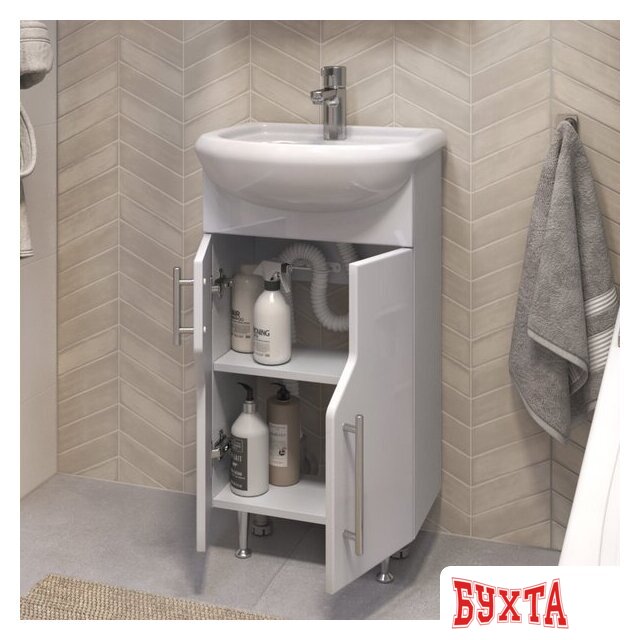 Мебель для ванных комнат Vigo Тумба под умывальник Turin 450-2-0 Уют 5