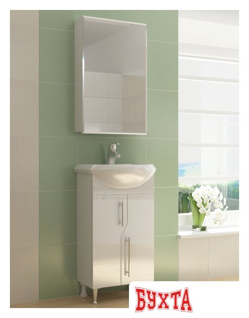 Мебель для ванных комнат Vigo Шкаф с зеркалом Grand-450 3