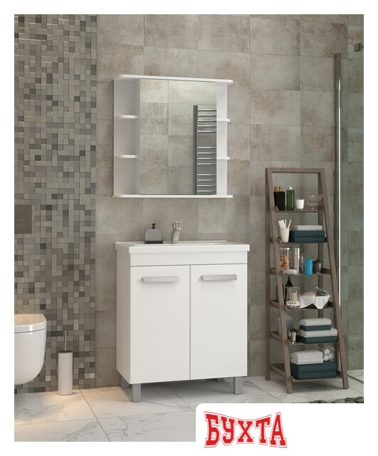 Мебель для ванных комнат Vigo Шкаф с зеркалом Nova 700 4