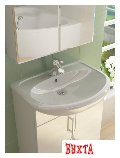 Мебель для ванных комнат Vigo Шкаф с зеркалом Grand-600 4