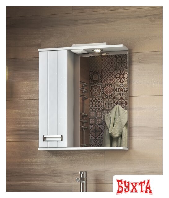 Мебель для ванных комнат Vigo Зеркало Diana 600 лев со спотом 3