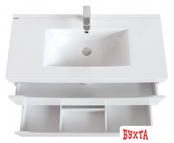 Мебель для ванных комнат IDDIS Тумба c умывальником Cloud 100 CLO10W1i95K 2