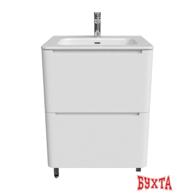 Мебель для ванных комнат IDDIS Тумба с умывальником Edifice 60 EDI60WFi95K 2