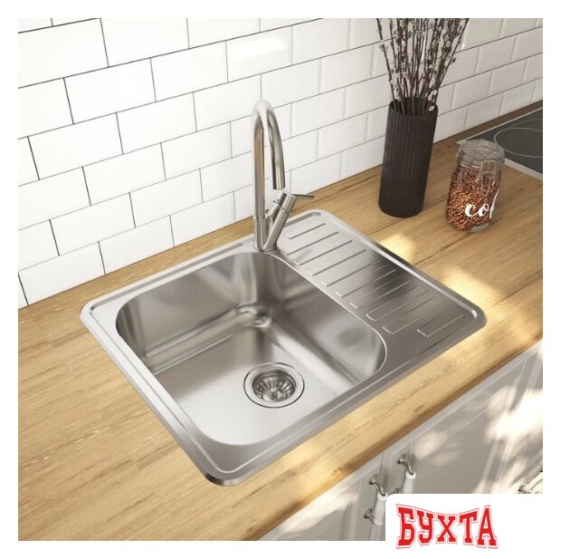 Кухонная мойка IDDIS Strit STR58SDi77 2