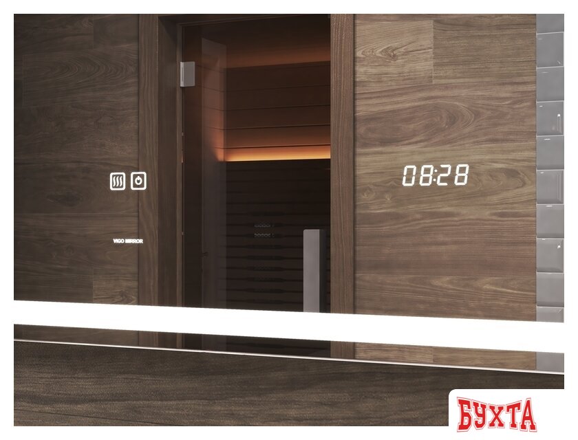 Мебель для ванных комнат Vigo Зеркало Geometry Luxe 600 3