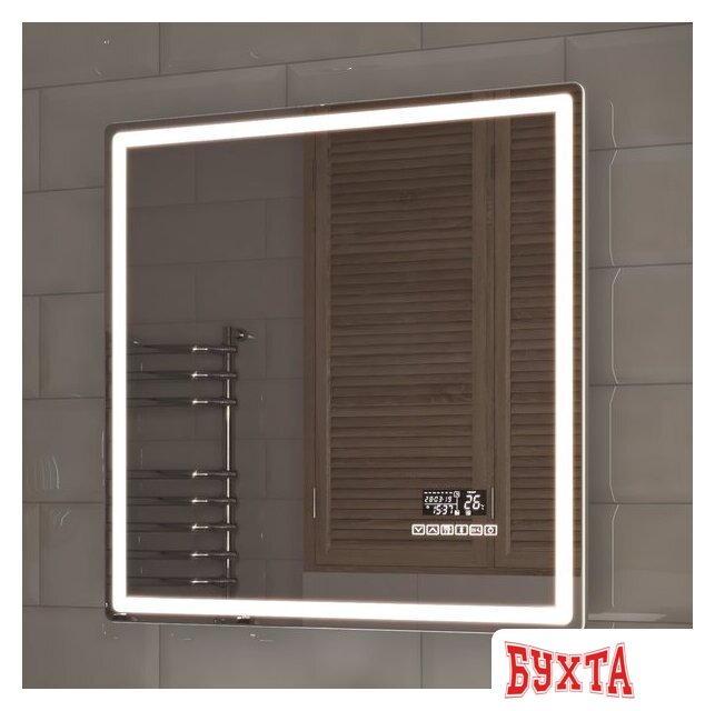 Мебель для ванных комнат Vigo Зеркало Geometry Media voice 700 4