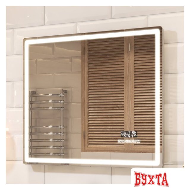 Мебель для ванных комнат Vigo Зеркало Geometry Media voice 800