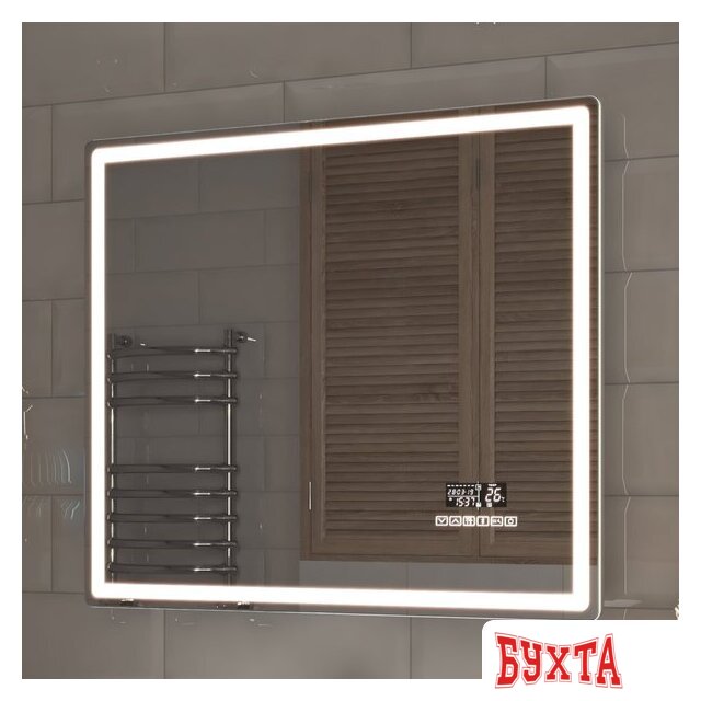 Мебель для ванных комнат Vigo Зеркало Geometry Media voice 800 4