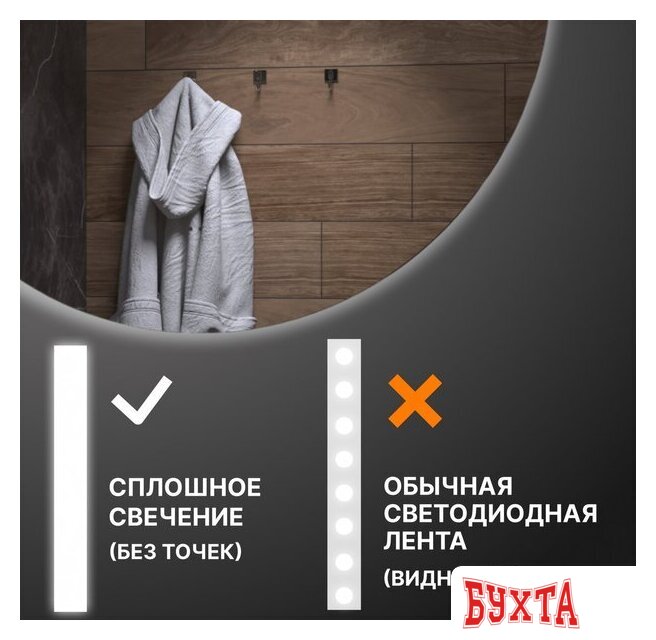 Мебель для ванных комнат Vigo Зеркало Otti Classic 600 4