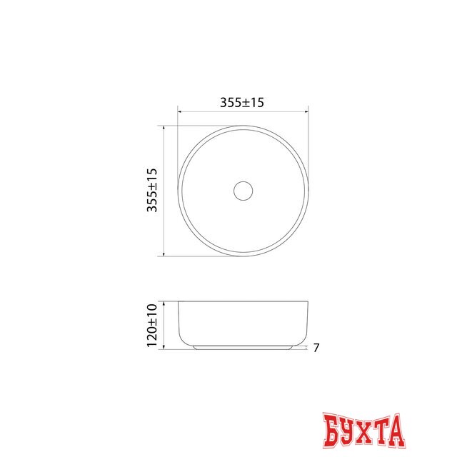Умывальник IDDIS Ray RAYWS03i27 2