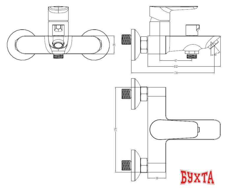 Смеситель IDDIS Cloud CLOSB02i02WA (хром/белый) 2