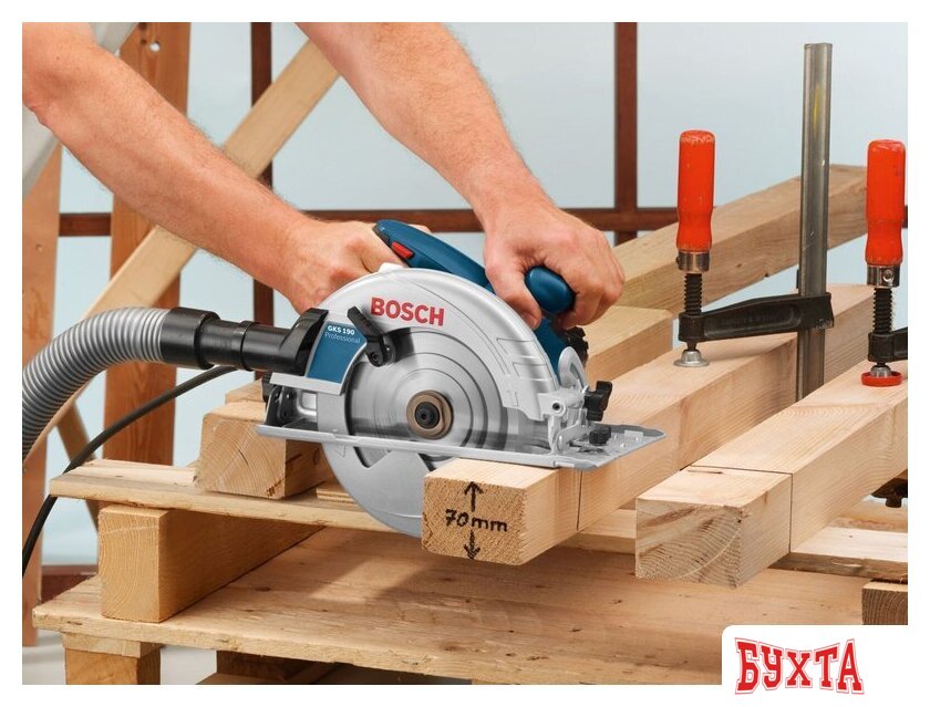 Дисковая (циркулярная) пила Bosch GKS 190 Professional [0601623000] 2