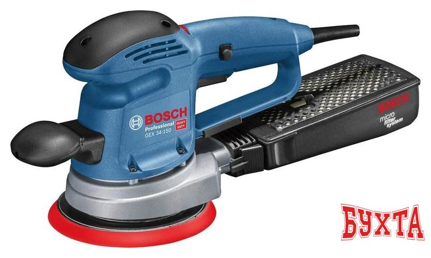Эксцентриковая шлифмашина Bosch GEX 34-150 Professional 0601372800