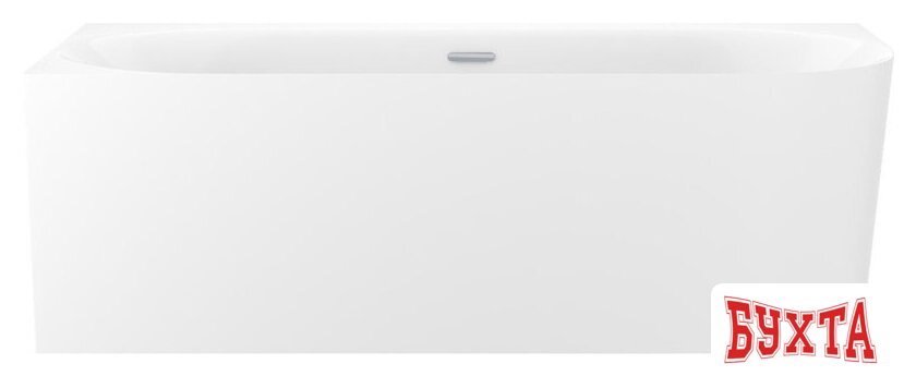 Ванна Wellsee Collaro 170x80 28910301R (пристенная ванна (левая) белый глянец, экран, ножки, сифон-автомат хром)